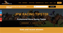 Desktop Screenshot of jpwracingtipster.com