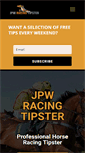 Mobile Screenshot of jpwracingtipster.com